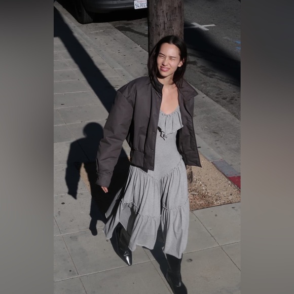 Paloma Wool Tate Crop Bomber Jacket - Picture 3 of 11